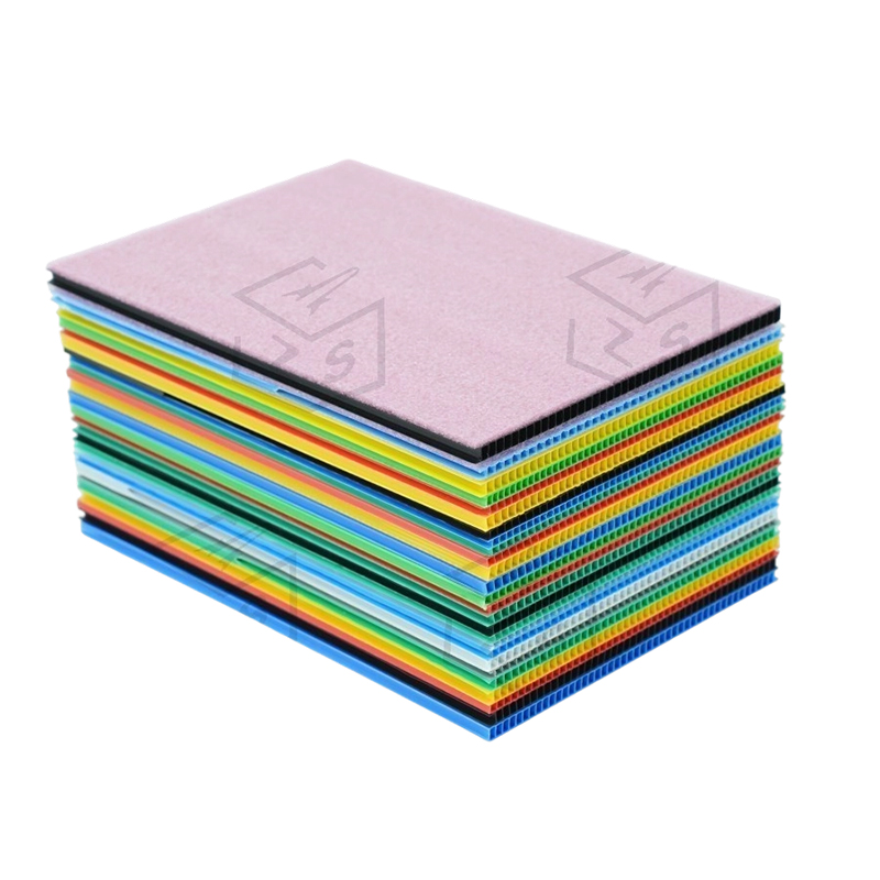 แผ่น PP Hollow ลามิเนต Soft Felt ป้องกันรอยขีดข่วน